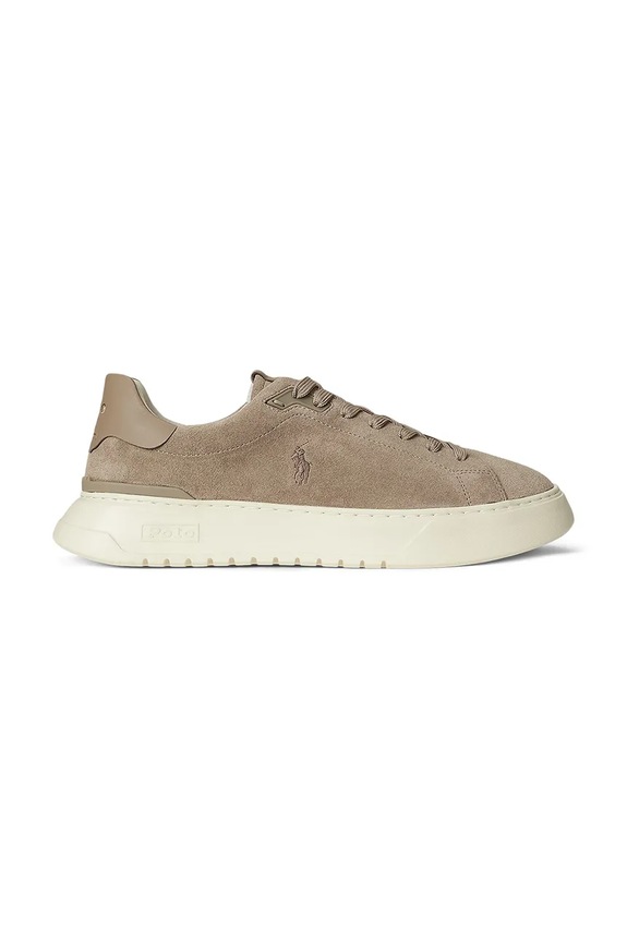 Polo Ralph Lauren suede sneakers Rlite Court low beige 809974096001.200
