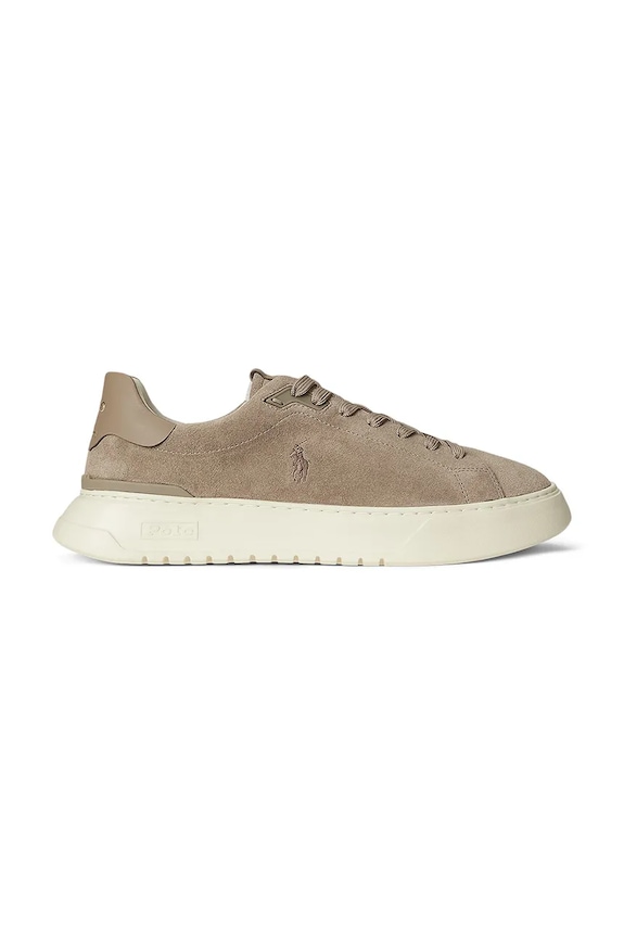 Polo Ralph Lauren suede sneakers Rlite Court low beige 809974096001.200