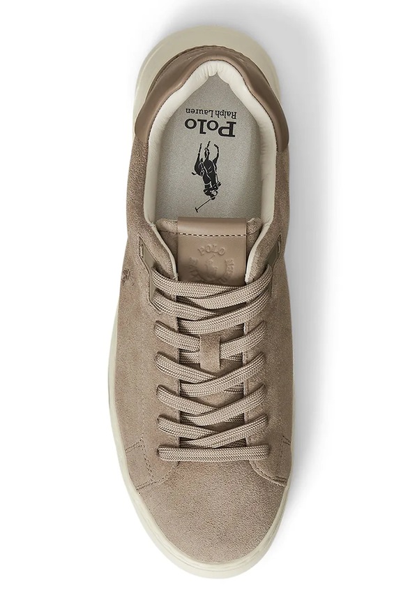 Polo Ralph Lauren suede sneakers Rlite Court 809974096001.200 beige