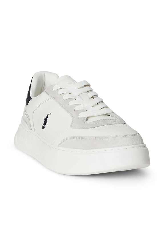 Шкіряні кросівки Polo Ralph Lauren Rlite Sport 809974098002.100 білий AW25