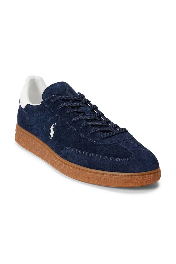 Semišové tenisky Polo Ralph Lauren Bedford Pp 809978008001.410 tmavomodrá SS26