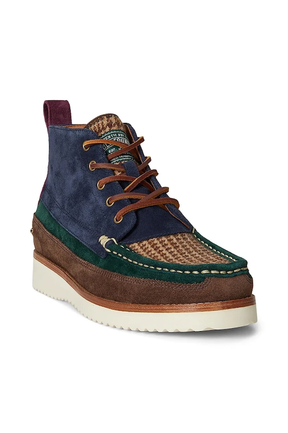 Polo Ralph Lauren pantofi de piele întoarsă Ranger Wrkbt 812974126001.999 bleumarin AW25