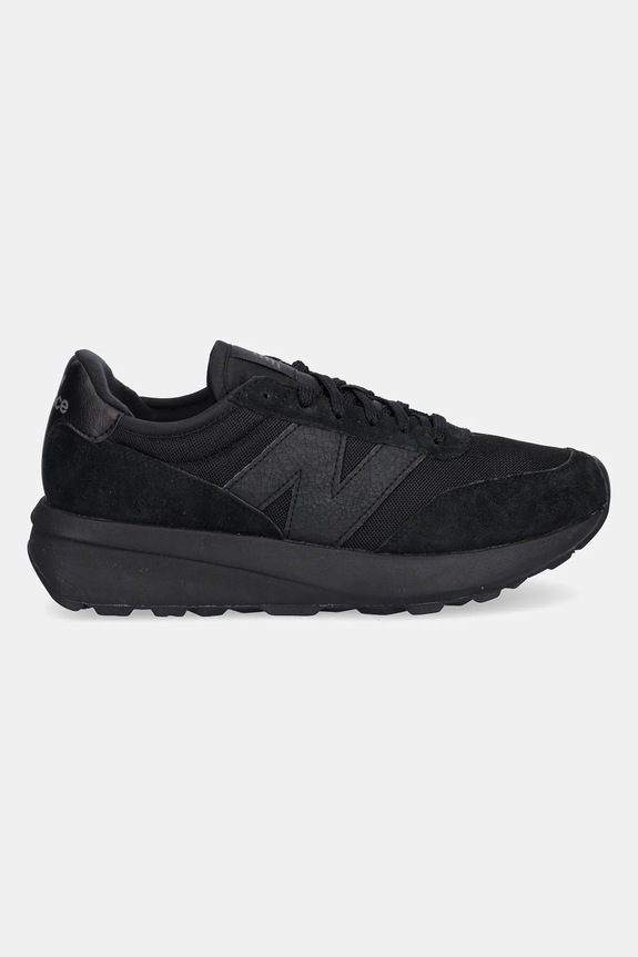 New Balance sneakersy zamszowe 370 U370AJ czarny SS26