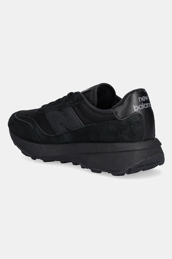Obuwie New Balance sneakersy zamszowe 370 U370AJ czarny