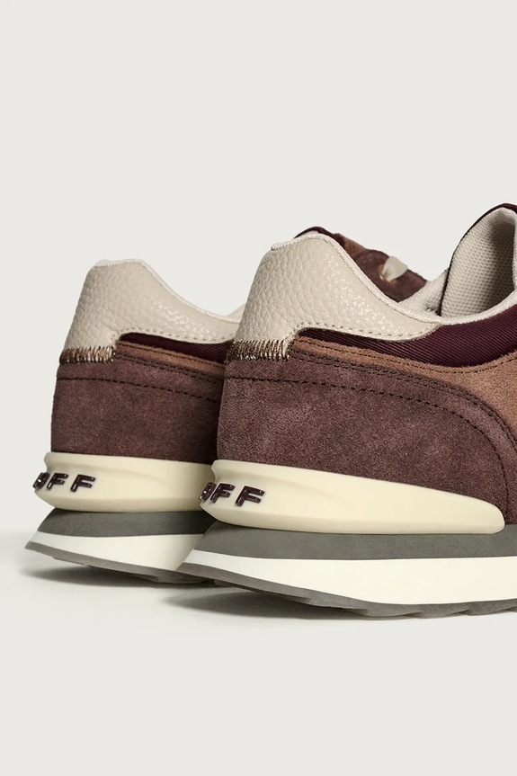 Hoff sneakers CITY BOSTON burgundia 22502604