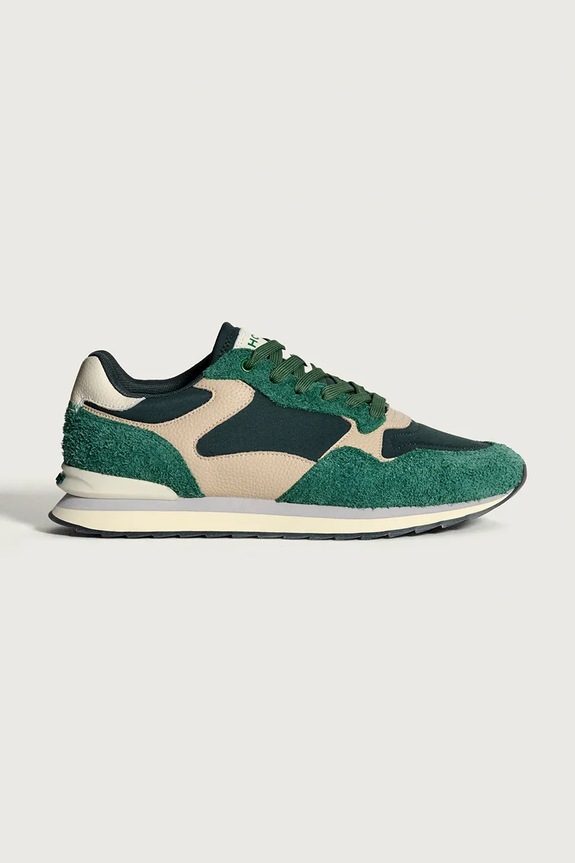 Hoff sneakers CITY ANWERP MAN pelle scamosciata verde 22502612
