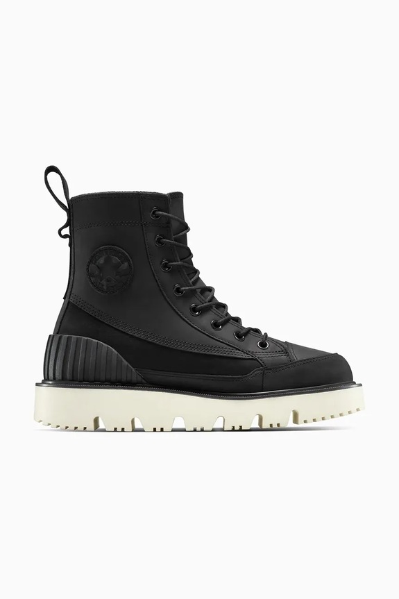 Nubukové turistické boty Converse Chuck 70 Rugged casual černá A14190C