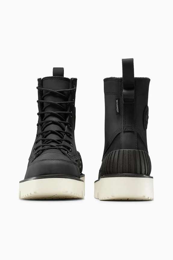 Boty Nubukové turistické boty Converse Chuck 70 Rugged A14190C černá