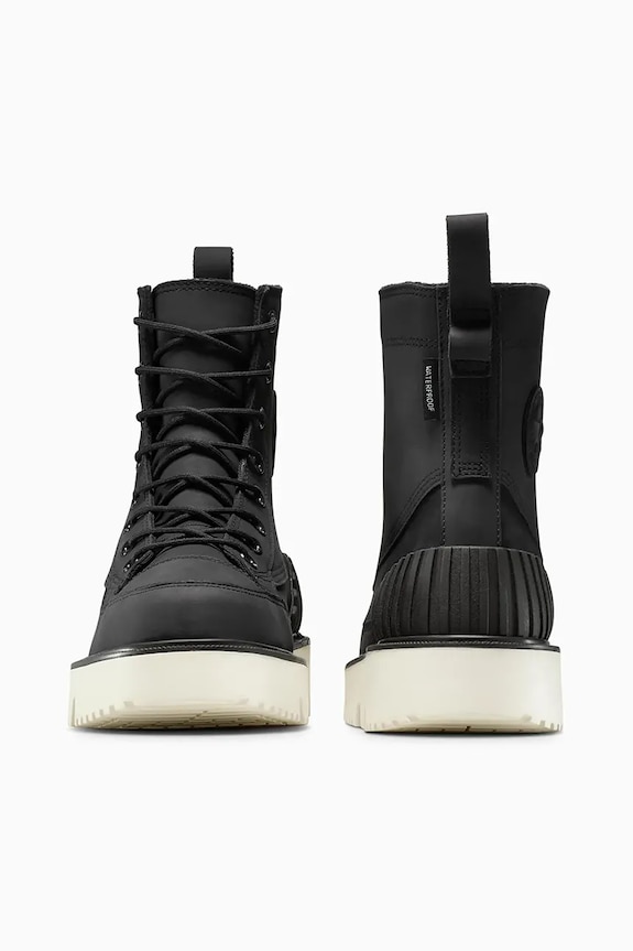 Boty Nubukové turistické boty Converse Chuck 70 Rugged A14190C černá