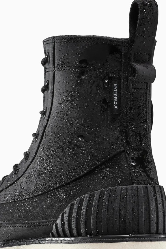 Nubukové turistické boty Converse Chuck 70 Rugged černá A14190C