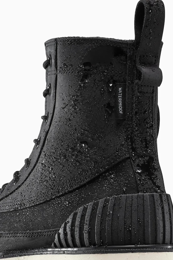 Nubukové turistické boty Converse Chuck 70 Rugged černá A14190C