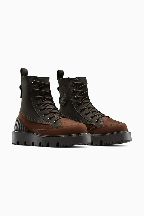 Nubukové turistické boty Converse Chuck 70 Rugged A14191C hnědá AW25