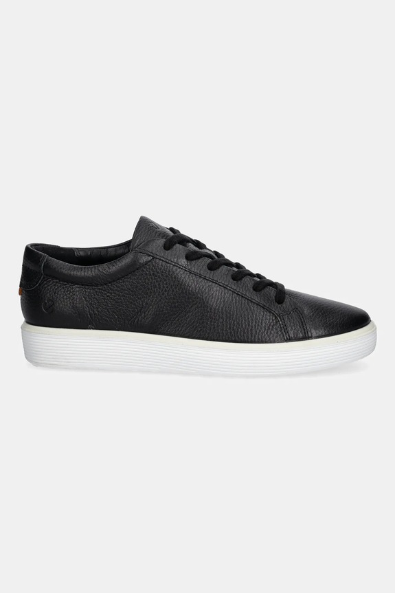 Δερμάτινα sneakers Ecco Soft 60 W 219203.01001 μαύρο AW25