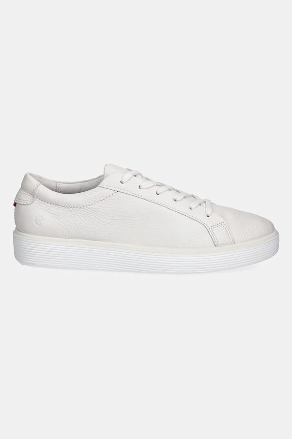 Ecco sneakersy skórzane Soft 60 W 219203.01007 biały SS26