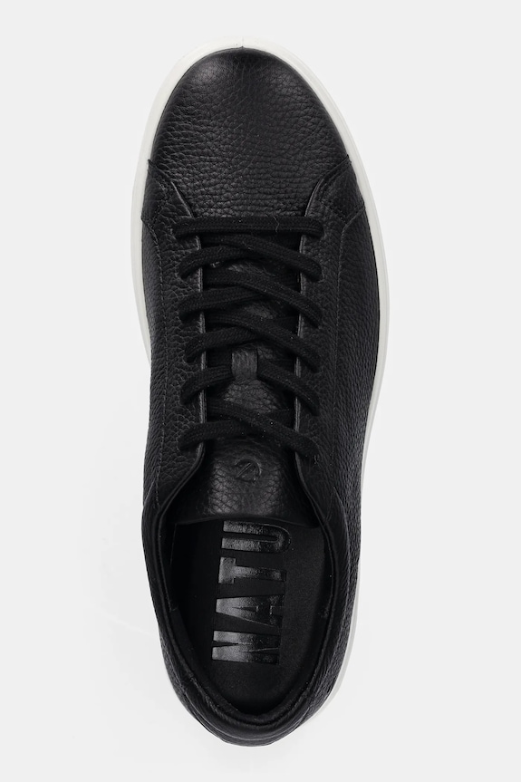 Δερμάτινα sneakers Ecco Soft 60 Lace μαύρο 582404.01001
