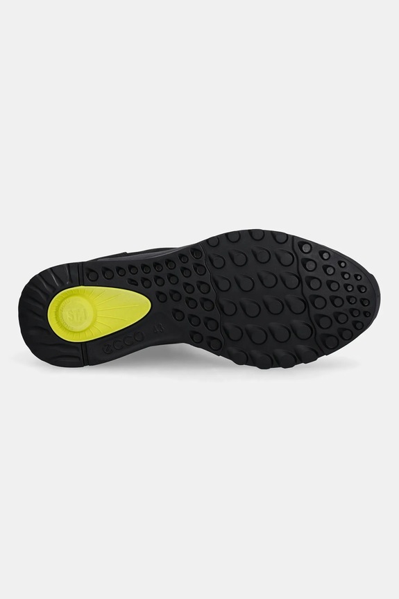 Ecco pantofi din nubuc Exostride Mid Warm 835414.02001 negru