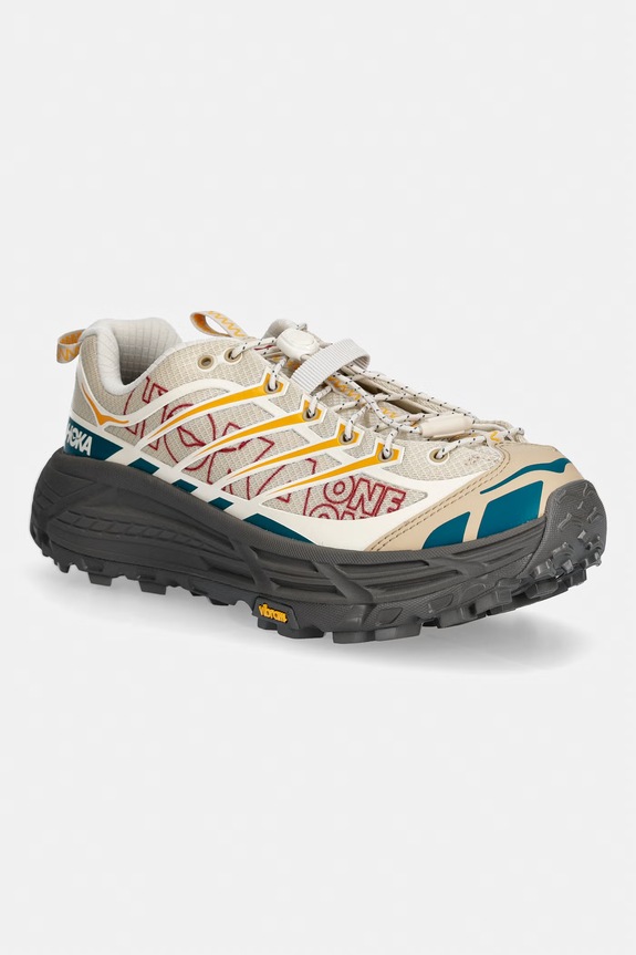 Hoka sneakersy Mafate Three2 Wordmark syntetyczny beżowy 1175490