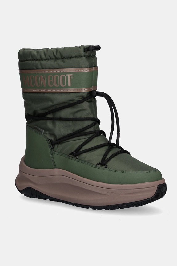 Moon Boot snow boots MB MOON247 POLAR WP textile green 80D2490010.G016
