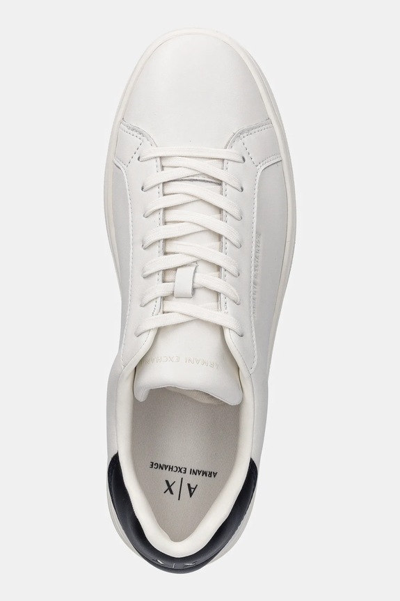 Usnjene superge Armani Exchange bela XM000141.AF11912.M0036