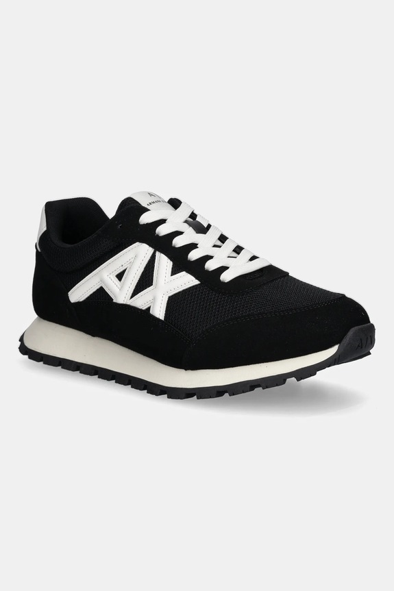Armani Exchange sneakersy imitacja skóry licowej czarny XM001960.AF19388.MC024