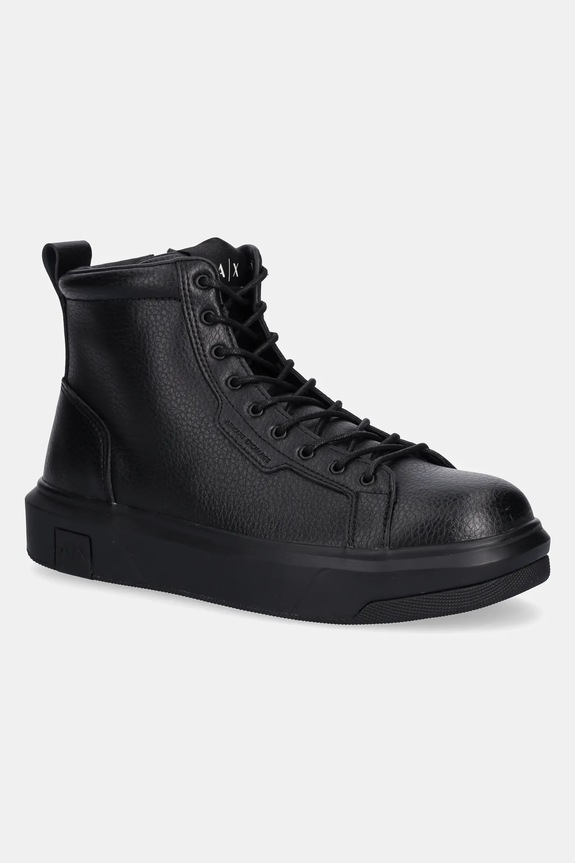 Armani Exchange scarpe in pelle con lacci nero XM001963.AF19402.UC001