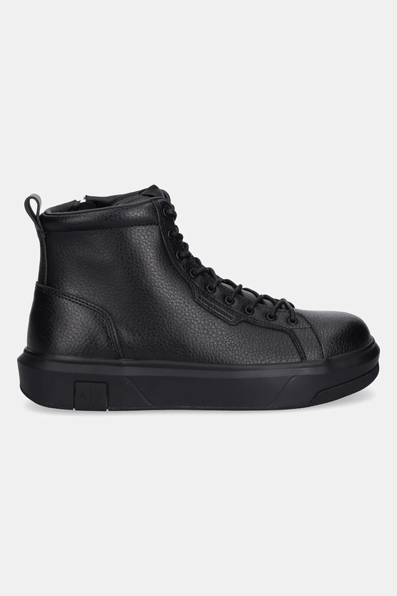 Armani Exchange scarpe in pelle XM001963.AF19402.UC001 nero AW25