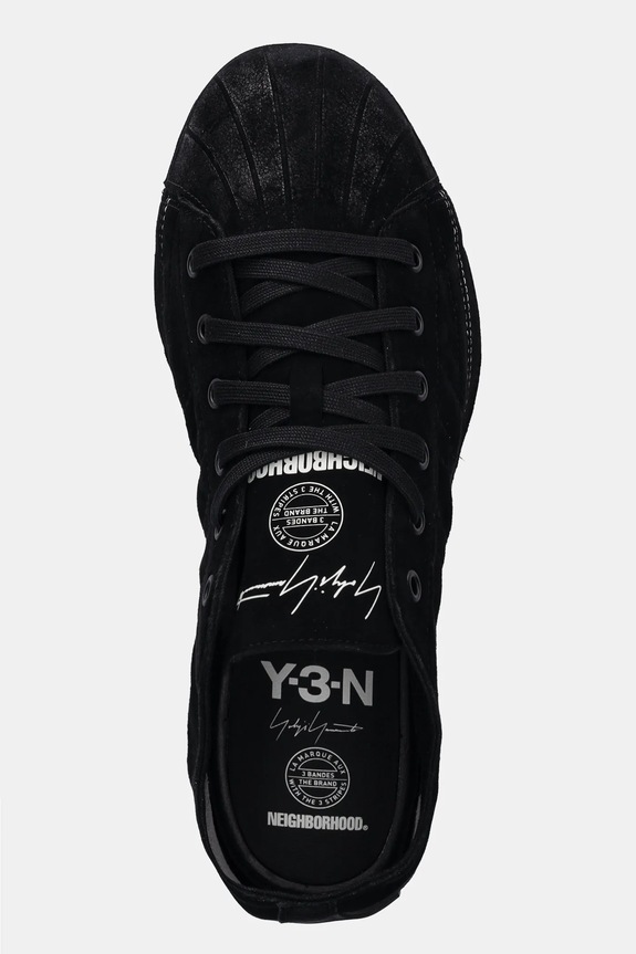 Y-3 x Neighborhood tenisówki zamszowe Nizzastar czarny HQ2653