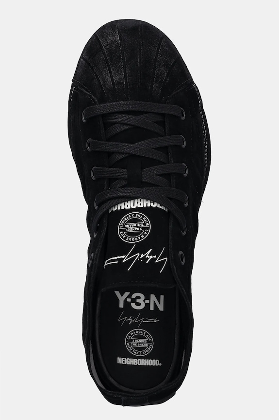 Y-3 x Neighborhood tenisówki zamszowe Nizzastar czarny HQ2653