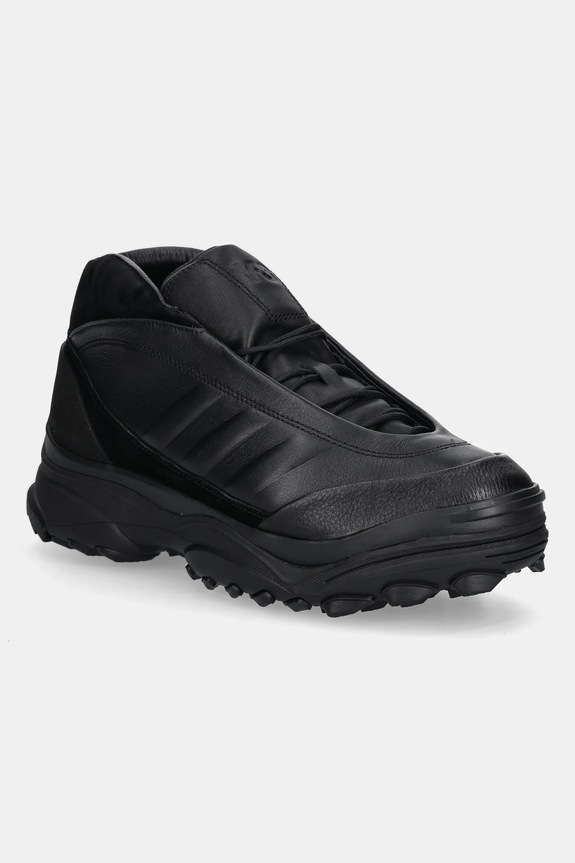 Kožené tenisky Y-3 GSG9 Mid přírodní kůže černá JQ8827