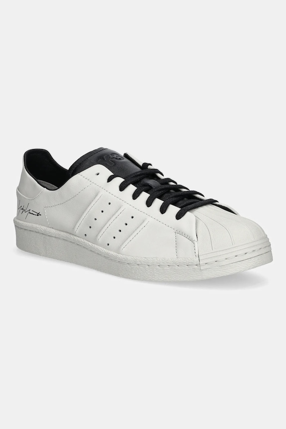 Kožené tenisky Y-3 Superstar přírodní kůže béžová JR4216