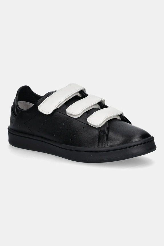 Y-3 leather sneakers Stan Smith grain leather black JR4224