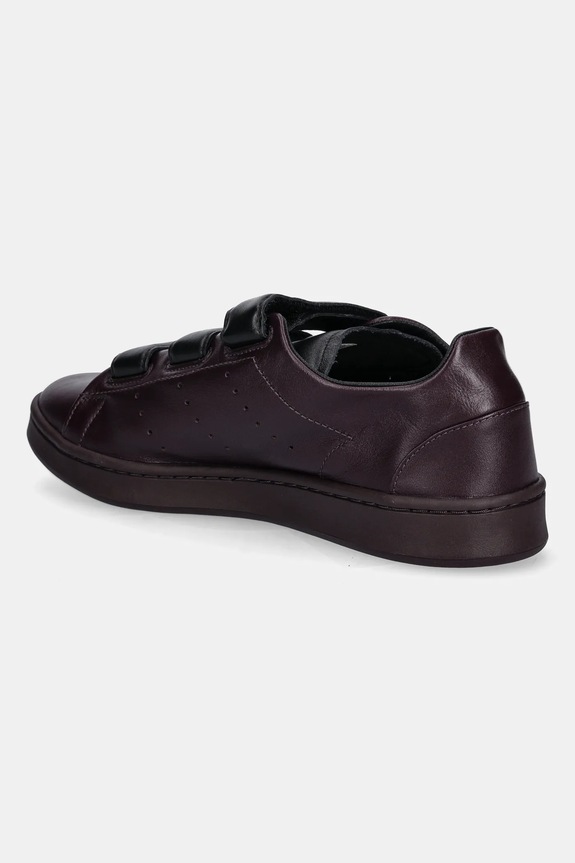 Обувь Кожаные кроссовки Y-3 Stan Smith Velc JR6641 бордо