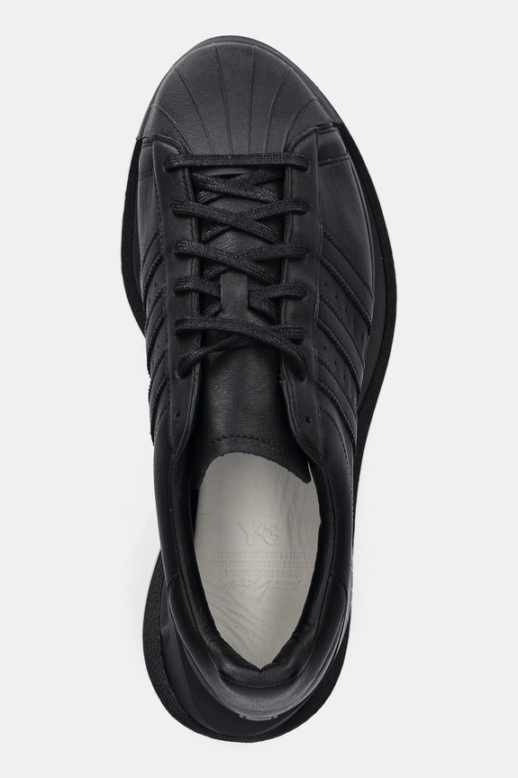 Y-3 sneakersy skórzane Gendo Superstar czarny JS2467