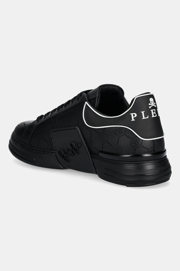 Scarpe Philipp Plein sneakers in pelle Phantom Kicks USC0835.PLE005.0202 nero