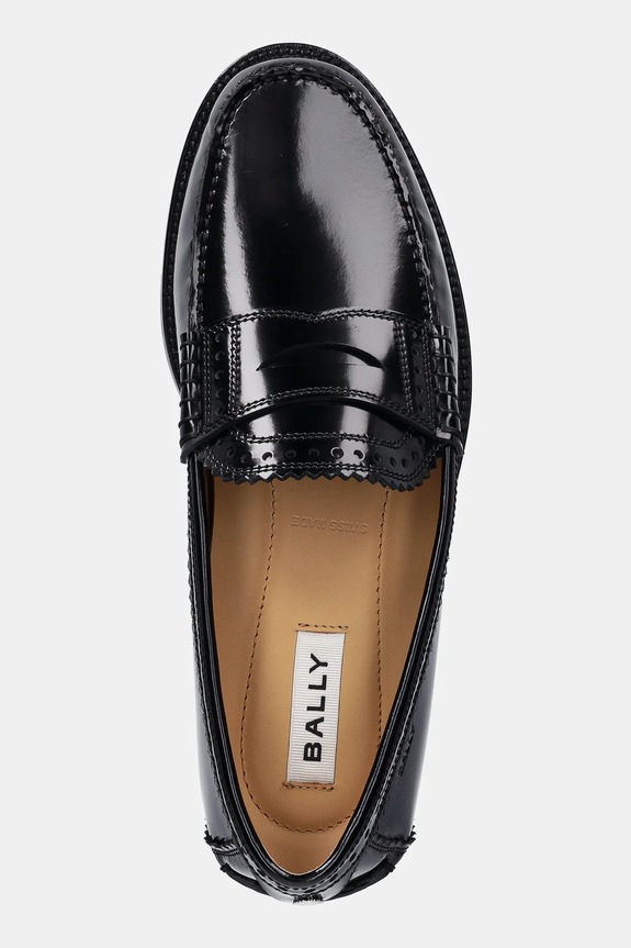 Δερμάτινα μοκασίνια Bally CALISTER μαύρο MSF0IR.VT168.U901