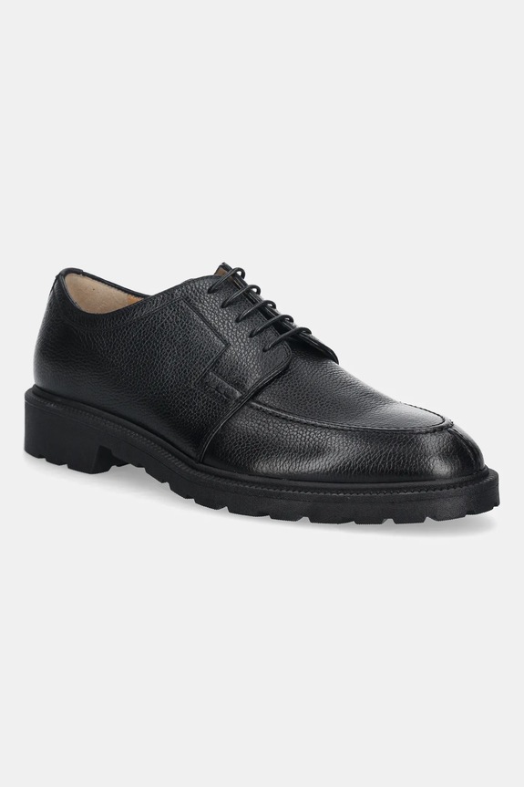 Δερμάτινα κλειστά παπούτσια Bally EARLIE λείο δέρμα μαύρο MSF0HP.VT029.U901