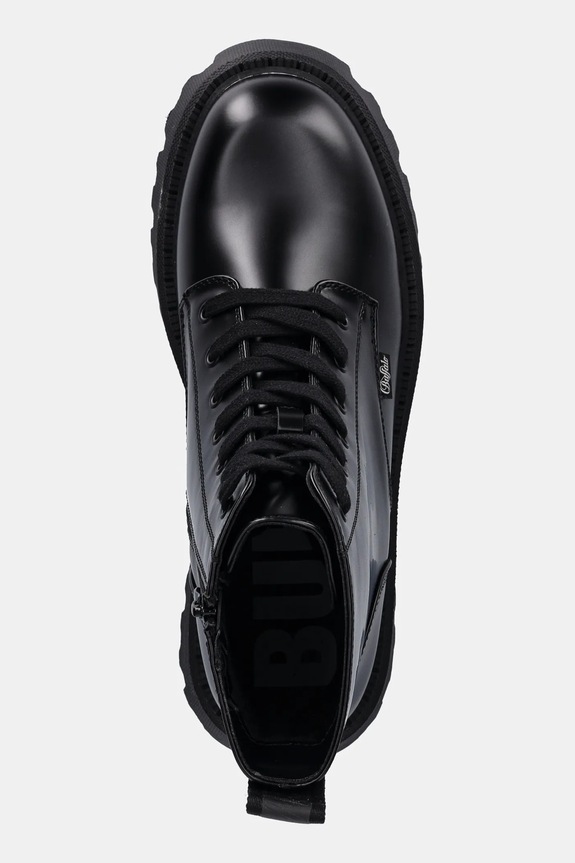 Ψηλές μπότες Buffalo Aspen Lace Up Bs μαύρο 1430032