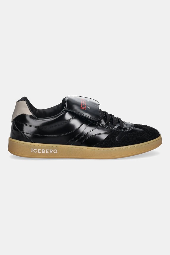 Kožené tenisky Iceberg California IU180901 černá AW25