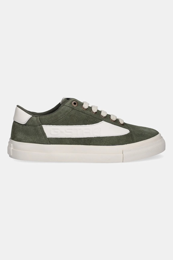 G-Star sneakersy skórzane LOOM BSC M D28160.01.H838 zielony AW25