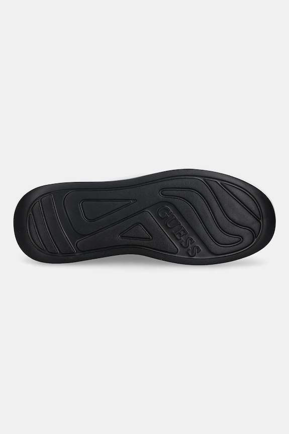 Kožne gležnjače Guess ELKO FMFELK.LEA10.BLACK crna