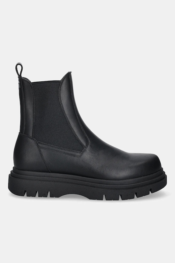 Δερμάτινες μπότες τσέλσι Guess FERGIE FMFFER.LEA10.BLACK μαύρο AW25