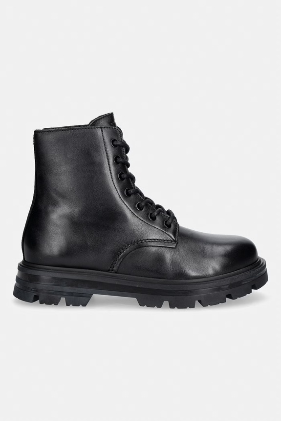 Kožne čizme Guess GARDA FMFGAD.LEA10.BLACK crna NC25