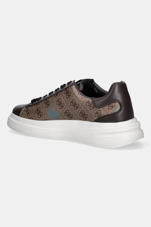 Obuwie Guess sneakersy ELBA FMFLBA.FAB12.BEIBR brązowy