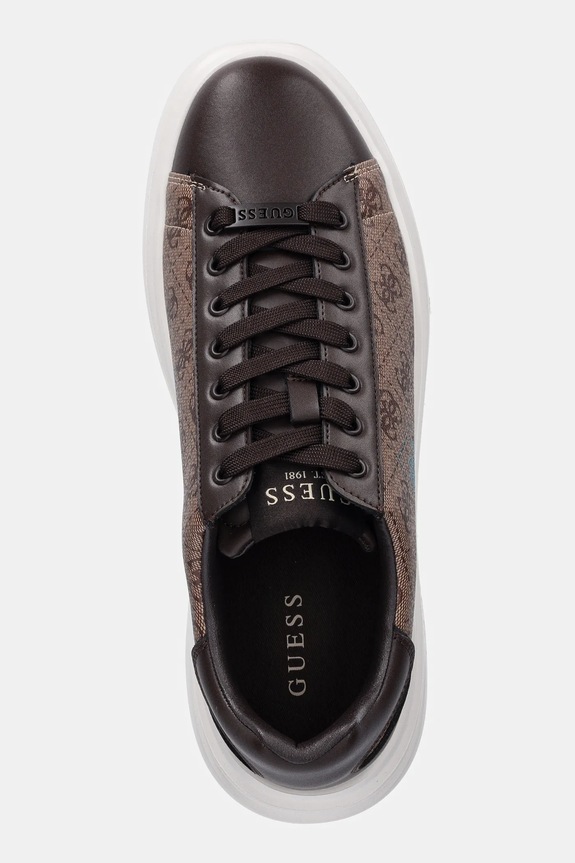 Guess sneakersy ELBA brązowy FMFLBA.FAB12.BEIBR