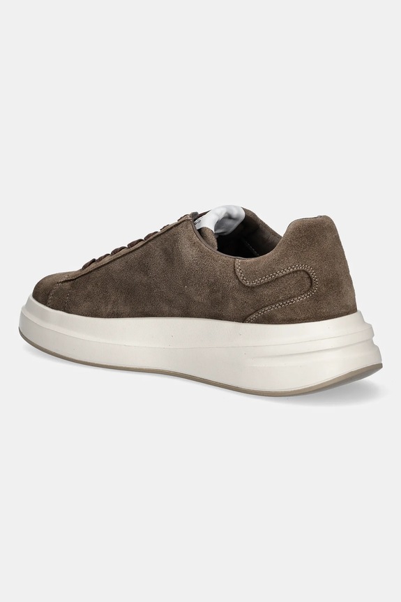 Obuwie Guess sneakersy zamszowe ELBA FMFLBA.SUE12.BROWN brązowy
