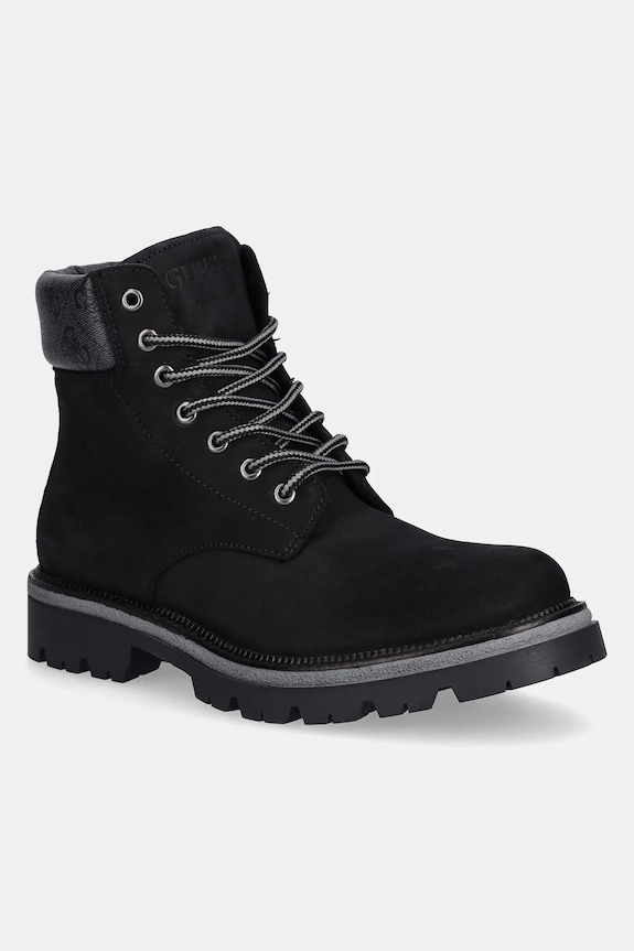 Guess scarponi da trekking SIRO pelle scamosciata nero FMFSIR.LEA10.BLACK
