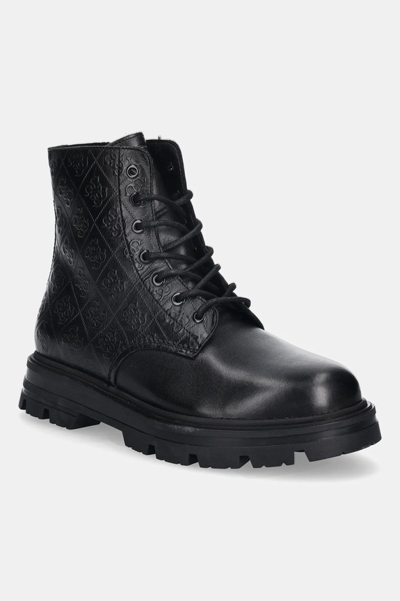 Kožne čizme Guess GARDA casual crna FMFGAD.LEL10.BLACK