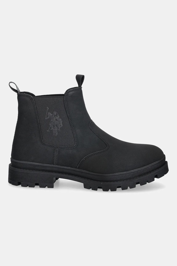 Μπότες τσέλσι U.S. Polo Assn. BERLIN003 BERLIN003M.EH1 μαύρο AW25