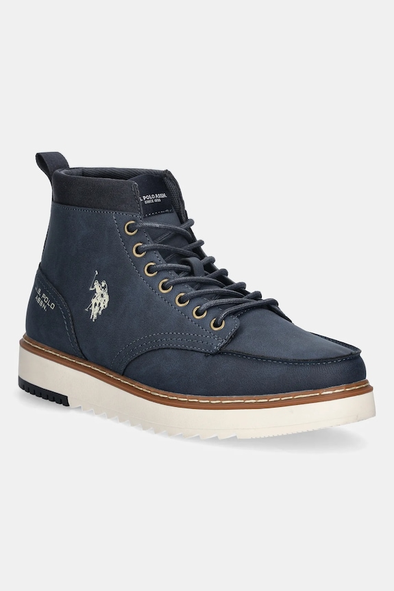 U.S. Polo Assn. scarponi da trekking LONDON001 finto camoscio blu navy LONDON001M.EU1