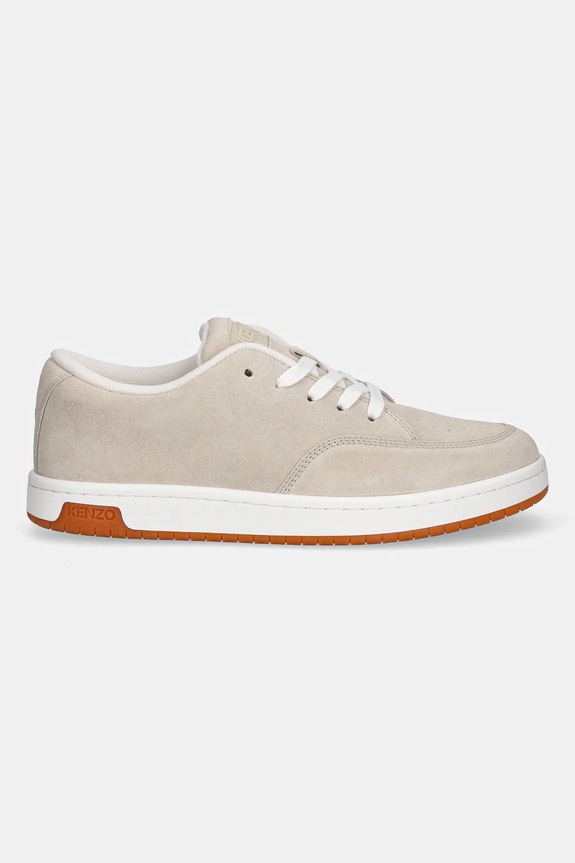 Kenzo sneakersy zamszowe Dome Low Top Sneakers FF65SN061L56.04 beżowy AW25